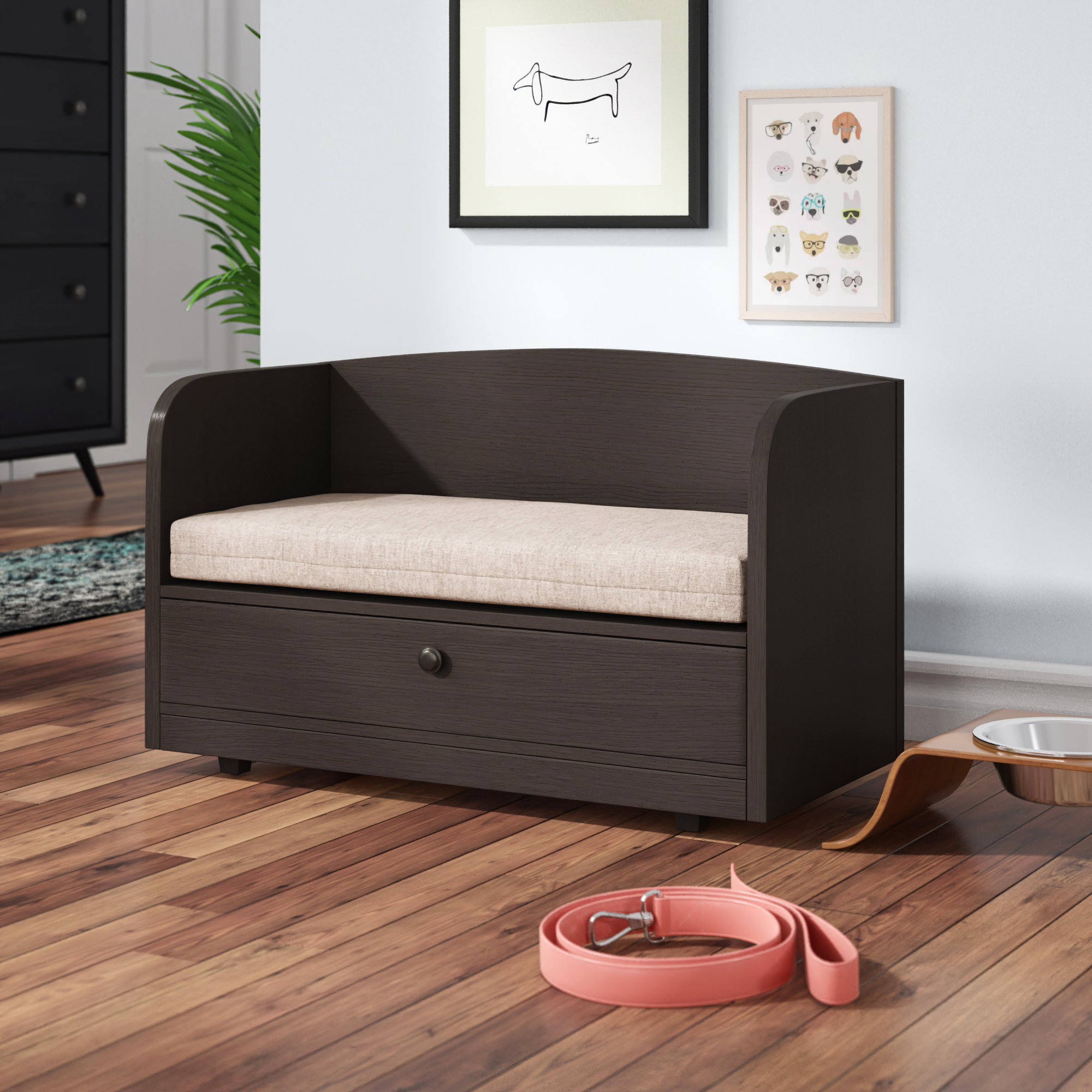 Archie Oscar Hardaway Dog Sofa with Storage Drawer Reviews Wayfair